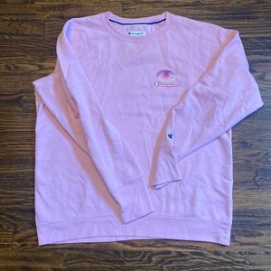 Champion Crewneck Pink Sweatshirt Size XL